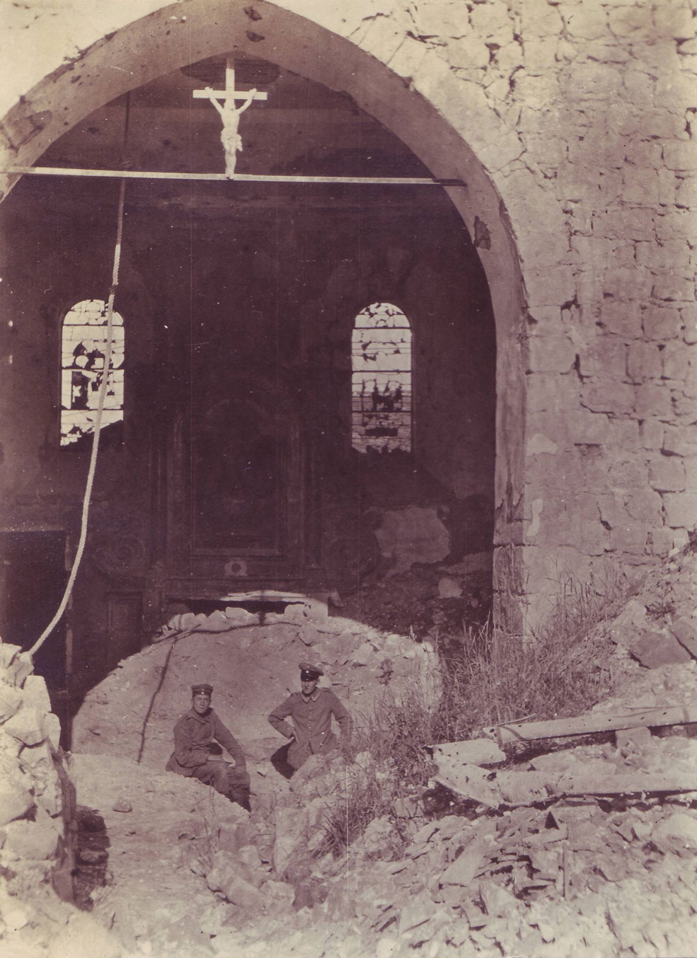 Arno's undated photo of the village church