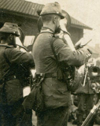 Bandsman of Jäger-Bataillon 13 in autumn 1914