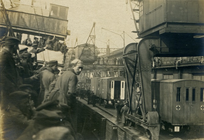 Arrival at Hamburg - 17/04/1919